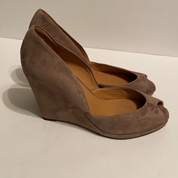 MICHAEL KORS PERO Taupe Suede Heels size 8 - Picture 3 of 9